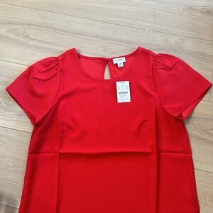 J.Crew Short Sleeve Crepe Top